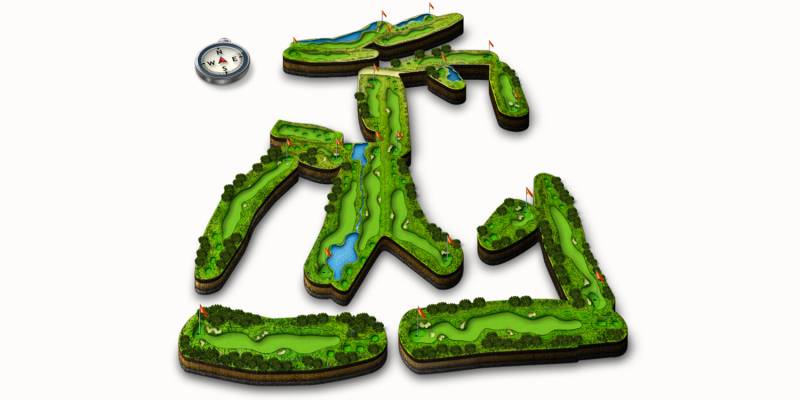 golf map